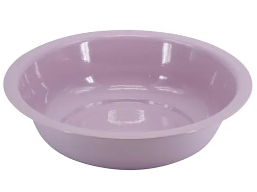 itsisa Dekoschale aus Metall, Flieder 36x9,5 cm - Zinkschale als Mini Teich Balkon, Deko Schale Garten, Blumenschale