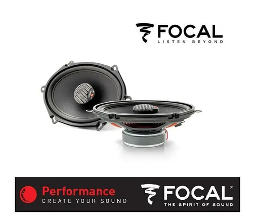 Focal ICU570 2-Wege Lautsprecher | 5 x 7' Oval 13x18 cm - Car-HiFi-Lautsprecher mit hochwertigem Frequenzgang von 60 Hz - 21 kHz und maximaler Belastbarkeit von 140 W für ein beeindruckendes Klangerlebnis im Auto.