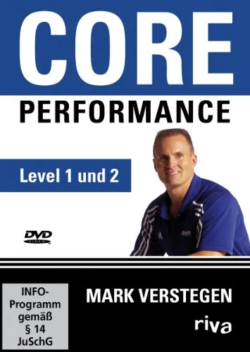 Core Performance DVD - Level 1 und 2 mit Mark Verstegen - Film über effektives Core-Training, 174 Minuten voller Übungen für mehr Kraft und Stabilität, ideal für Fitness-Enthusiasten.