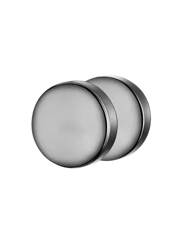 True Rebels Herren Ohrstecker aus Edelstahl gunmetal 1 Stück - Edelstahl-Ohrstecker für Männer: Lässiger, maskuliner Stil für jeden Anlass. Robustes Design mit kratzfester Titanbeschichtung in gunmetal. Ideal für aktive Männer und perfekt verpackt im eleganten Geschenkkarton.