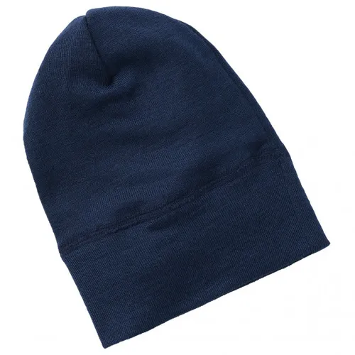 Engel - Baby Mütze Wolle/Seide - Mütze Gr 50/56 blau