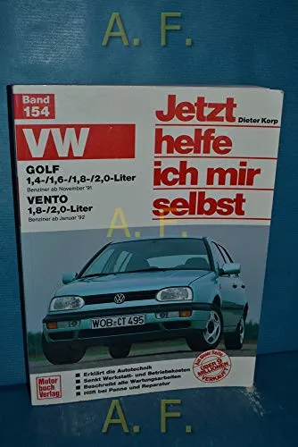 VW Golf III / Vento Reparaturhandbuch - Detaillierte Reparaturanleitung für VW Golf III und Vento Benziner, ideal für DIY-Enthusiasten und kostensparende Fahrzeugpflege.