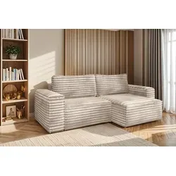 Kaiser Möbel Bohoo Ecksofa L-form Beige Rechts in beige von Kaiser