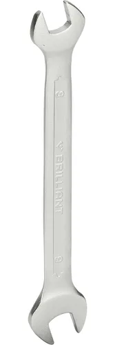 Brilliant Tools Doppel-Maulschlüssel, 8 x 9 mm
