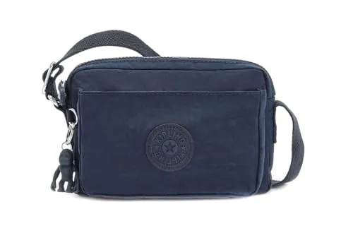Kipling ABANU Kleine Umhängetasche - Blue Bleu 2 (Blau) - Umhängetasche aus 100% Polyamid, wasserabweisend und mit verstellbarem Schultergurt. Ideal für den täglichen Gebrauch mit kompakten Maßen: 13.5x20x7.5 cm.