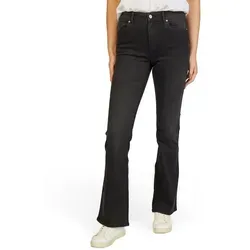 ONLY Schlagjeans Damen Jeanshose ONLBLUSH Flared Fit Bootcut Denimhose mit Stretch schwarz L/32