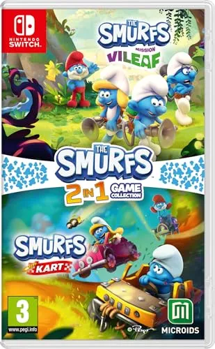 Smurfs 2 in 1 Game Collection - Nintendo Switch - Actionspiel für Nintendo Switch, bietet zwei Abenteuer in einem und ist ideal für die ganze Familie (PEGI 3)