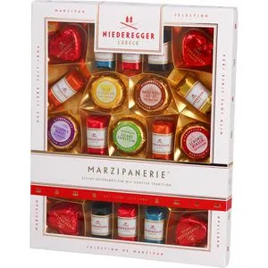 Niederegger Marzipan Marzipanerie, 23 Stück in Geschenkverpackung