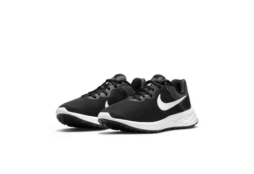 Nike REVOLUTION 6 NEXT NATURE Laufschuh schwarz 36,5 EU - Laufschuhe für Damen und Herren, atmungsaktives Mesh-Obermaterial für optimalen Komfort und hohe Dämpfung für ein angenehmes Laufgefühl.