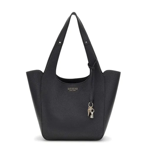 Guess Calista Shopper Tasche 45 cm beige - Stilvolle Handtasche - Handtasche mit exklusivem Guess-Calista-Design, widerstandsfähigem Material und praktischen Fächern für optimale Organisation. Ideal für die moderne Frau.