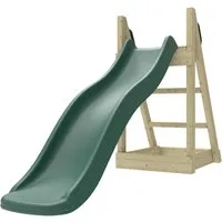OutdoorToys Rutsche - Gartenrutsche aus Holz, ideal für Kinder ab 3 Jahren, fördert Spiel und Bewegung im Freien, sicher unter Aufsicht von Erwachsenen.