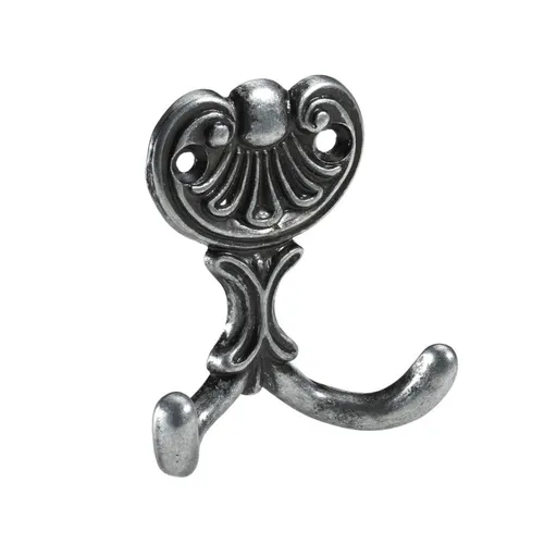 HETTICH Mantelhaken, Zinkdruckguss brüniert, 60 x 67 x 22 mm