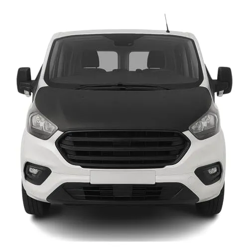 OMAC Frontstoßstange Haubenbra für Ford Transit Tourneo Custom 2013-2018 - Stoßfänger-Schutz mit perfekter Passform, schützt vor Steinschlägen und Insekten während er Ihrem Fahrzeug einen stilvollen Look verleiht.