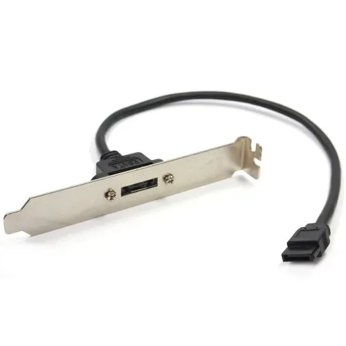eSATA PC Backplate Adapter SATA Zum eSATA Buchse 1 Port