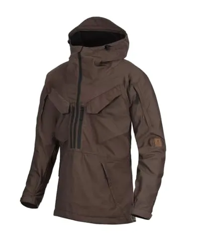 Helikon-Tex PILGRIM Anorak Jacke Earth Brown/Black, Erdbraun/Schwarz, XS