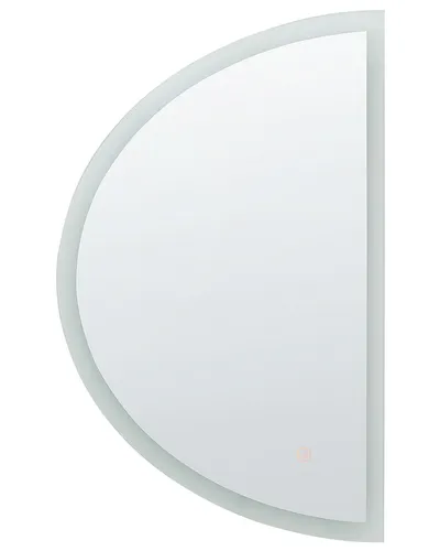 Produktbild BELIANI LED-Spiegel Halbrund 80 cm