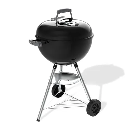 Weber Bar-B-Kettle Holzkohlegrill 47 cm – Schwarz/Silber von Weber