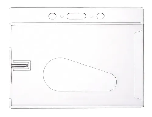 Ausweishülle Kartenhalter transparent Kartenhülle Schutzhülle mit Daumenausschub