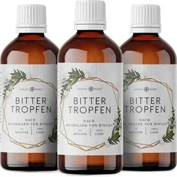 Nordic Pure Bittertropfen – 15 Kräuter nach Hildegard von Bingen - Entdecke die geschmackliche Vielfalt mit 15 sorgfältig ausgewählten Kräutern in praktischer Braunglasflasche. Ideal für besondere Genussmomente oder nach dem Essen – ganz ohne künstliche Zusätze.