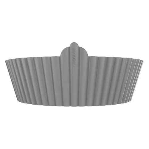 Cecotec Cecofry Bucket Set mit 3 runden Silikonformen für Airfryer, 5-8 l, Zubehör, BPA-frei, wiederverwendbar, Temperaturen von -40 °C bis +250 °C, einfache Reinigung, 22 x 6 cm