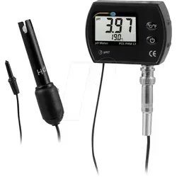 PCE PH-Messgerät PHM12 digital für Flüssigkeiten - PH- und Temperaturmessgerät mit wechselbarer Elektrode, ideal für Aquarien. Automatische Temperaturkompensation und einfache Wandmontage.