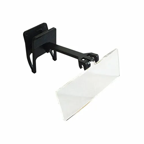 Lupenclip (1,5X/2X/2,5X/3X) Brillenlupe - Leselupen mit 4 einstellbaren Vergrößerungen, ideal für präzises Lesen und Handarbeiten. Praktische Klemme für einfachen Einsatz an der Brille.