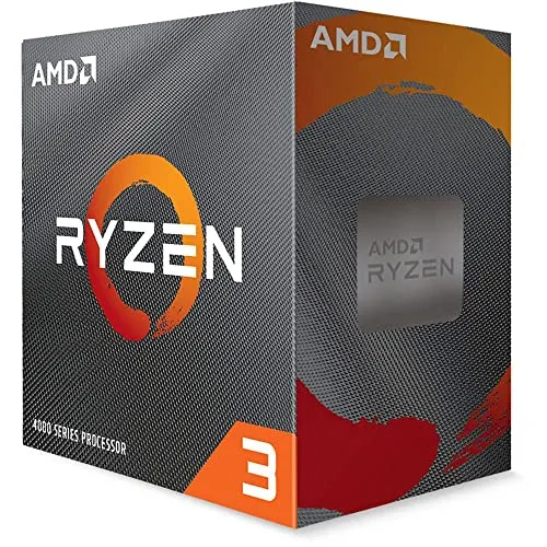 AMD Ryzen 3 4100 Box-Set - Quad-Core Prozessor mit 3,8 GHz Taktfrequenz, ideal für Gaming und Multitasking