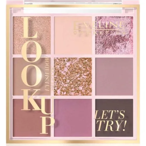 Eveline Look Up Let'S Try Palette Of 9 Eye Shadows 10.8G (Rosa und Beige) (35871391)