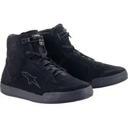 Alpinestars Chrome Motorradschuhe - Schwarz - 11 US - Stylische und schützende Motorradschuhe für den urbanen Einsatz. Mit Knöchelprotektoren und komfortabler OrthoLite® Einlegesohle für besten Tragekomfort und Atmungsaktivität.