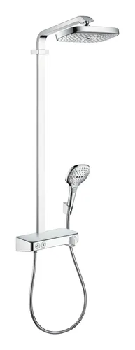 hansgrohe Raindance Select E Showerpipe 300mm 2jet - Duschsysteme & -paneele mit komfortabler Strahlartenumstellung und CoolContact-Technologie für sicheres Duschen. Genießen Sie den luxuriösen RainAir Strahl!