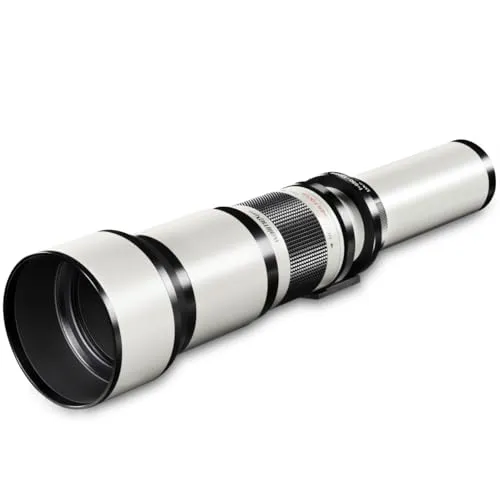 Walimex pro 650-1300mm 1:8-16 CSC Teleobjektiv für DSLR Canon EF - Manueller Fokus, Zoom-Teleobjektiv für Vollformat & APS-C Sensor, Ganzmetallfassung, inkl. Aufbewahrungstasche & Objektivdeckeln