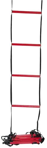 Wilson Trainingsleiter - Beinarbeitstraining - Trainerbedarf für effektive Beinarbeit und Fußarbeitsdrills, bestehend aus zwei separat nutzbaren Teilen mit flachen Sprossen für optimale Stabilität.