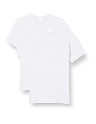 Schiesser Jungen 2 Pack Unterhemd Mit Arm - Unterhemden für Jungen im praktischen Doppelpack, aus 95% Organic Cotton für höchsten Tragekomfort und Nachhaltigkeit, ideal für den Alltag.