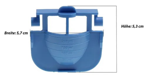 Piebert Montagezubehör Piebert Dosierhilfe Einsatz 47118 für Flüssigwaschmittel kompatibel