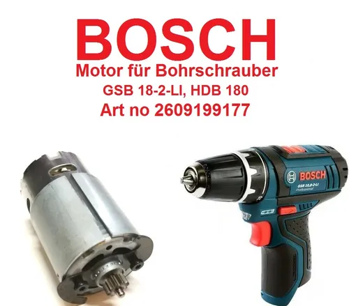 Bosch 2609199177 Motor für GSR 10,8 V LI von Bosch