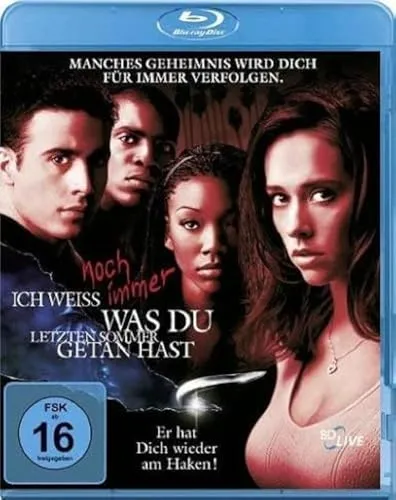 Ich weiß noch immer, was du letzten Sommer getan hast (Blu-ray) - Spannender Horrorfilm, Freigegeben ab 16 Jahren, ideal für Thriller-Fans und Filmabende mit Freunden.