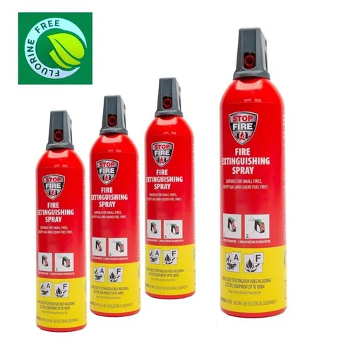 4x 750ml R. Max Feuerlösch Spray Feuerlöscher Löschspray Auto Camping Grillen