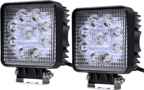 Greenmigo 27W LED Arbeitsscheinwerfer, Offroad Lampe - Hochwertiger 27W LED Scheinwerfer mit 2250lm Helligkeit, IP67 wasserdicht und ideal für ATV, SUV, LKW und mehr – perfekte Innen- und Außenbeleuchtung.