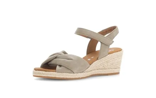 Gabor Damen Keilsandalen - Bequeme Sommerschuhe mit Keilabsatz - Schicke Keilsandalen für Damen mit gepolstertem Fersenriemen. Ideal für warme Tage, bieten sie hohen Tragekomfort und eine stilvolle Optik.