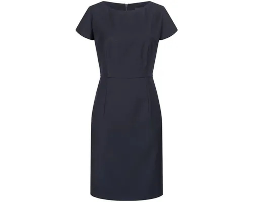 HECHTER PARIS Etuikleid HECHTER PARIS Corporate Kleid Tailored Modern Fit Marine