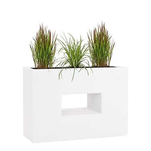 Pflanzwerk Hochbeet Pflanzkübel Vista Premium 75 cm Weiß - Der Pflanzkübel Vista von Pflanzwerk vereint elegantes Design und Funktionalität. Mit 20-25 l Fassungsvermögen ist er ideal für kreative Bepflanzungen und setzt stilvolle Akzente in Ihrem Garten oder auf der Terrasse.