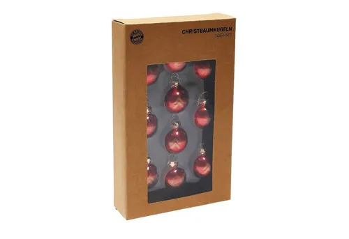 FC Bayern München Weihnachtsbaumkugel Weihnachtskugeln / Christbaumkugeln 10er Set Glas, Metall