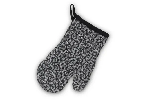 kela Topfhandschuhe Gianna, ornamentartige Dekor, Aufhängeschlaufe, waschbar bis 40°C