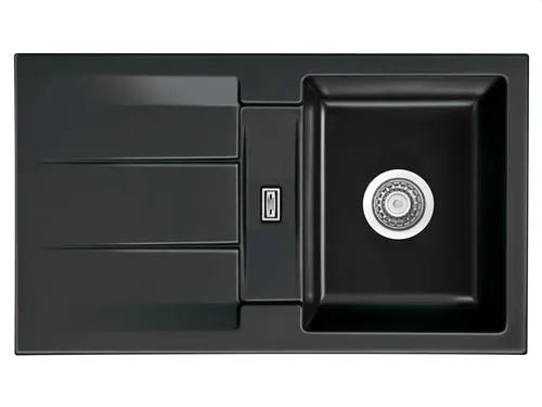 Systemceram Genea 87 Nero Keramik-Spüle von systemceram