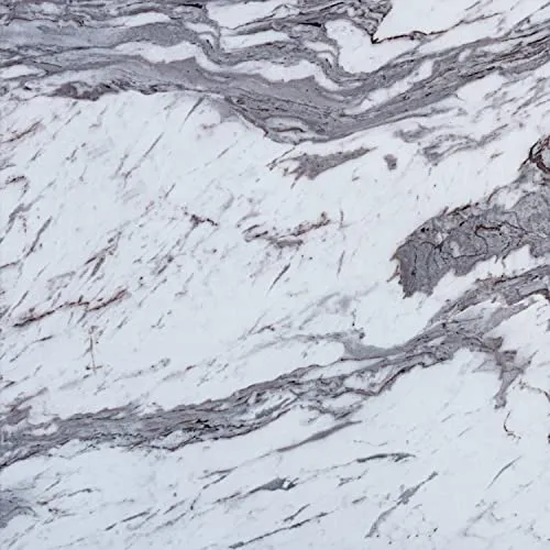 STILISTA Vinyl Laminat in Steinoptik weiß-grau, 36 Fliesen a 457,2mm x 457,2mm = 7,53 m², rutschfest, wasserfest, schwer entflammbar, schimmelbeständig