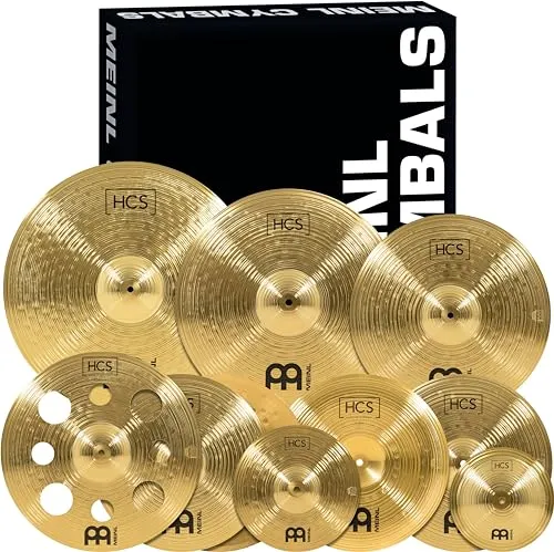 Meinl HCS Ultimate Cymbal Set - Becken-Set für Einsteiger, bietet eine hervorragende Klangqualität und ist ideal für verschiedene Musikstile.