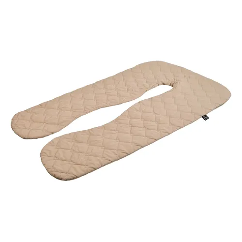 Bezug Schwangerschaftskissen U-Form XXL Jumbo in beige von Sei Design