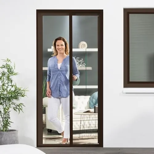 empasa Insektenschutz Fliegengitter Tür Rollotür in braun von empasa