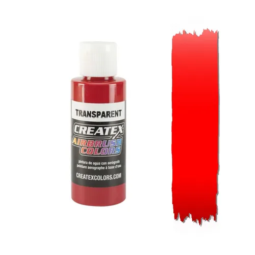 Createx Farbe 60 ml - Rote Lasur, hochwertige Acrylfarbe für kreative Malprojekte und vielseitige Anwendungen
