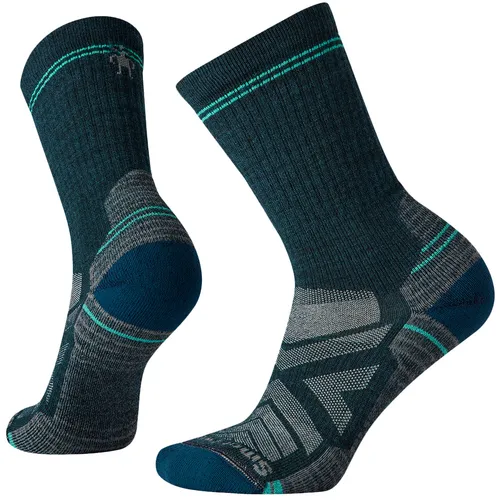 Smartwool Women Hike Light Cushion Crew Socks - Twilight Blue (S (34-37)) - Sportsocken für Damen mit Light Cushion, aus ZQ-zertifizierter Merinowolle für besten Tragekomfort und nachhaltige Materialien, ideal für Wanderungen.